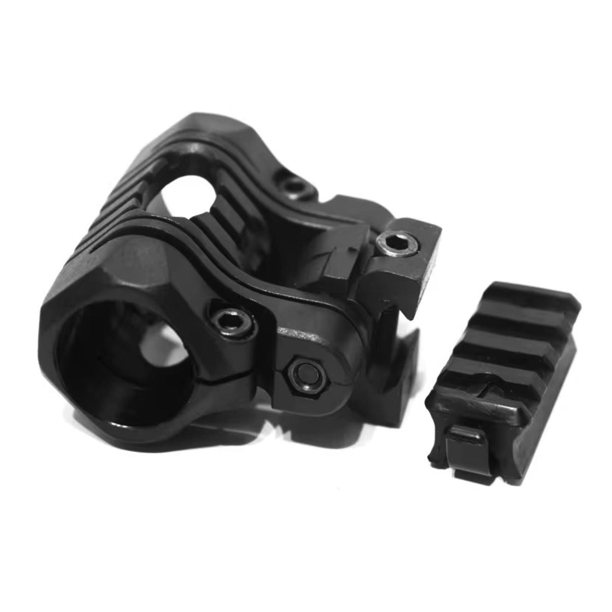 Soporte basculante para linterna o cámara en casco táctico tipo FAST