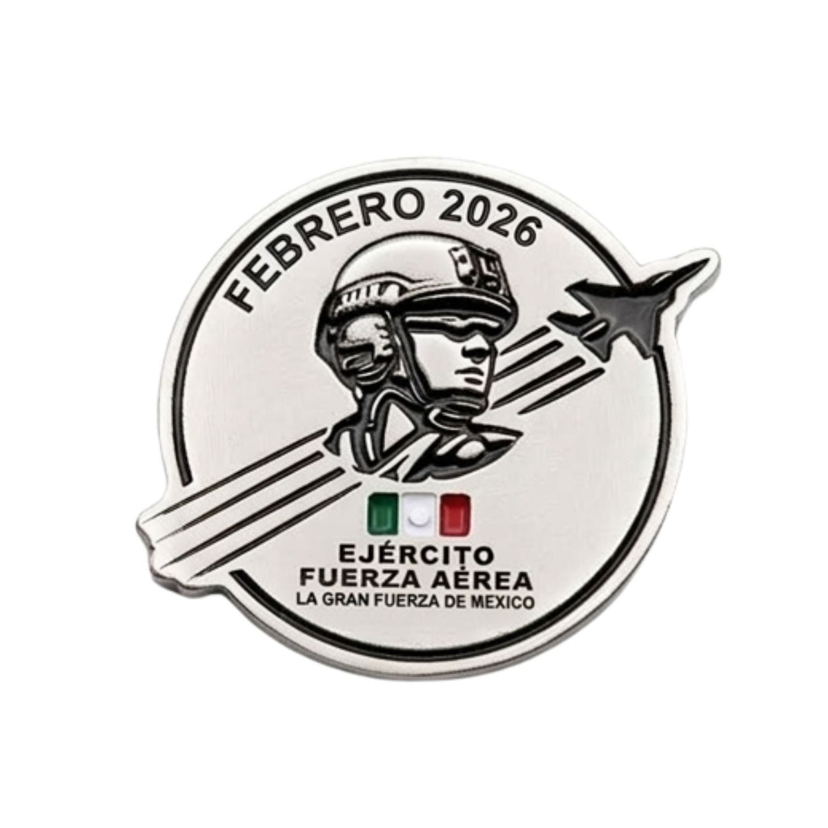 Pin de solapa metálico coleccionable Ejército y Fuerza Aérea de México