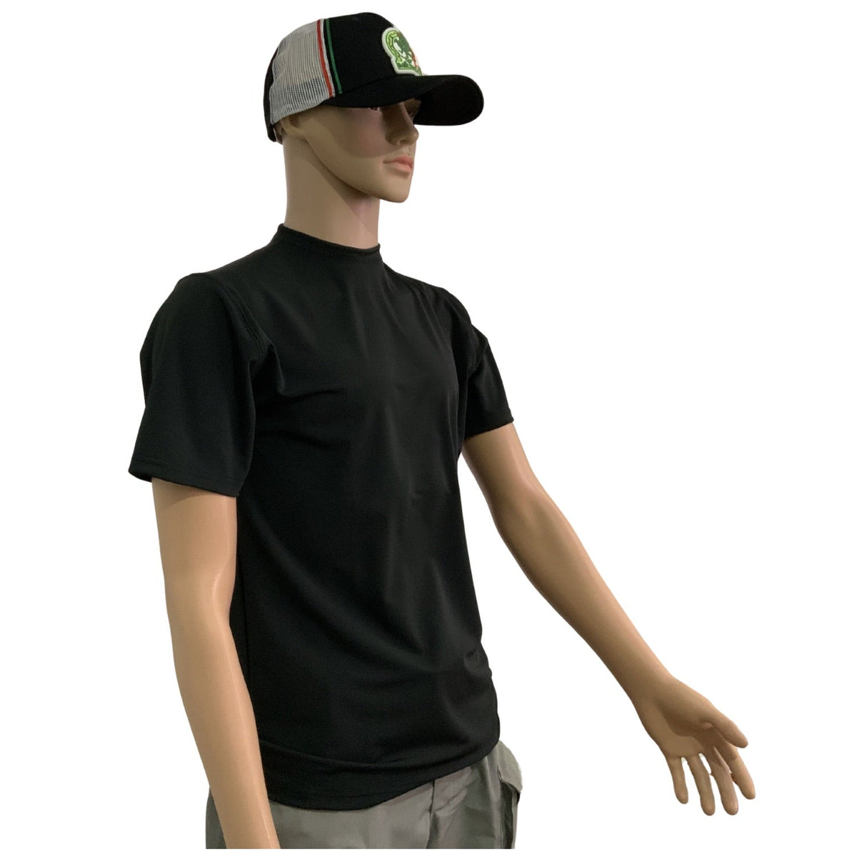 Playera deportiva de licra de manga corta para hombre - foto 2
