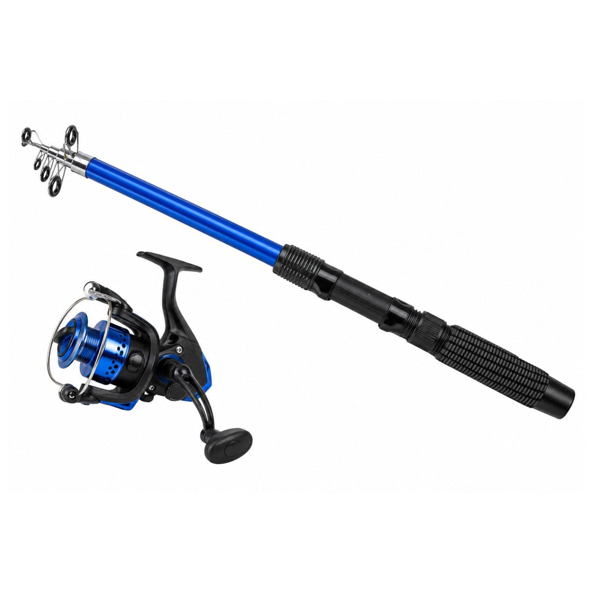 Kit de pesca portátil con caña de 164 cm, carrete spinning y accesorios - foto 2