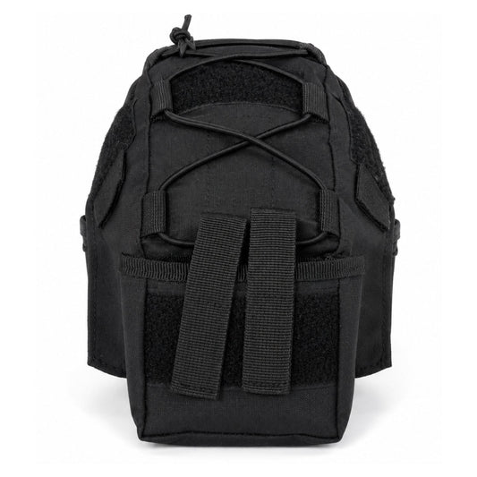 Funda para casco táctico tipo FAST con bolsa trasera y paneles de velcro (SN276)