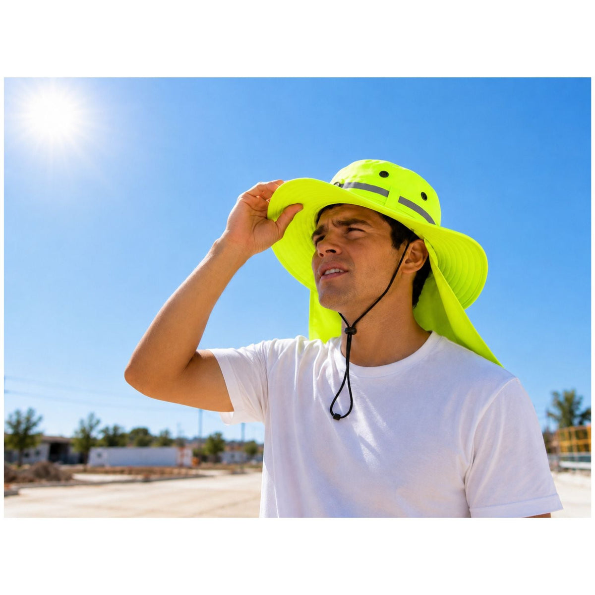 Sombrero safari de alta visibilidad con protector de nuca - foto 5