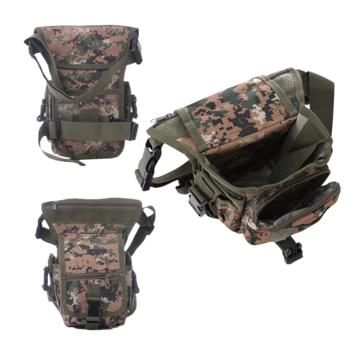 Mochila piernera táctica de nylon 600D, 1.5 litros (SN506) - foto 4