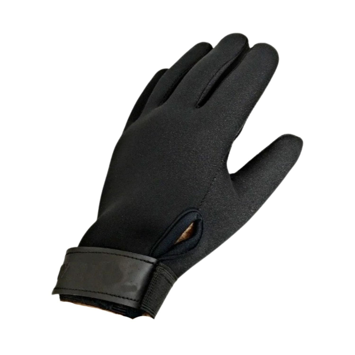 Guantes de piel y neopreno con ajuste en la muñeca y dedos táctiles - foto 2