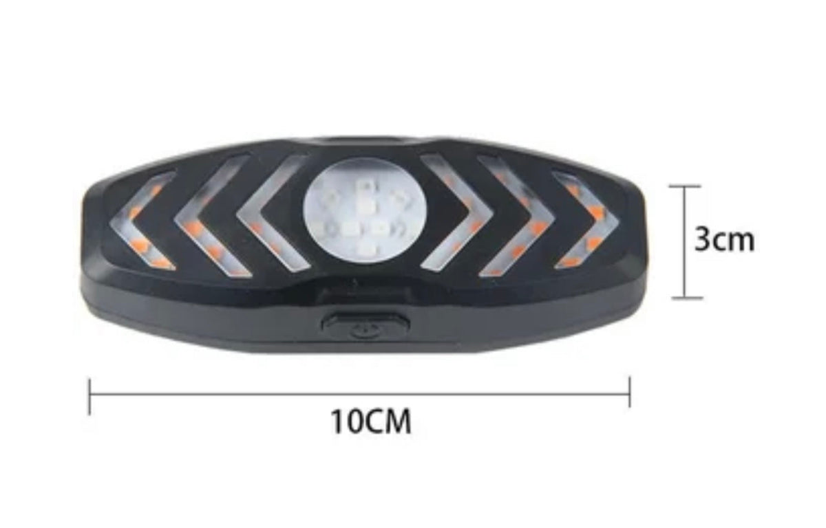 Luz trasera LED para bicicleta con direccionales y control inalámbrico T5508 - foto 2