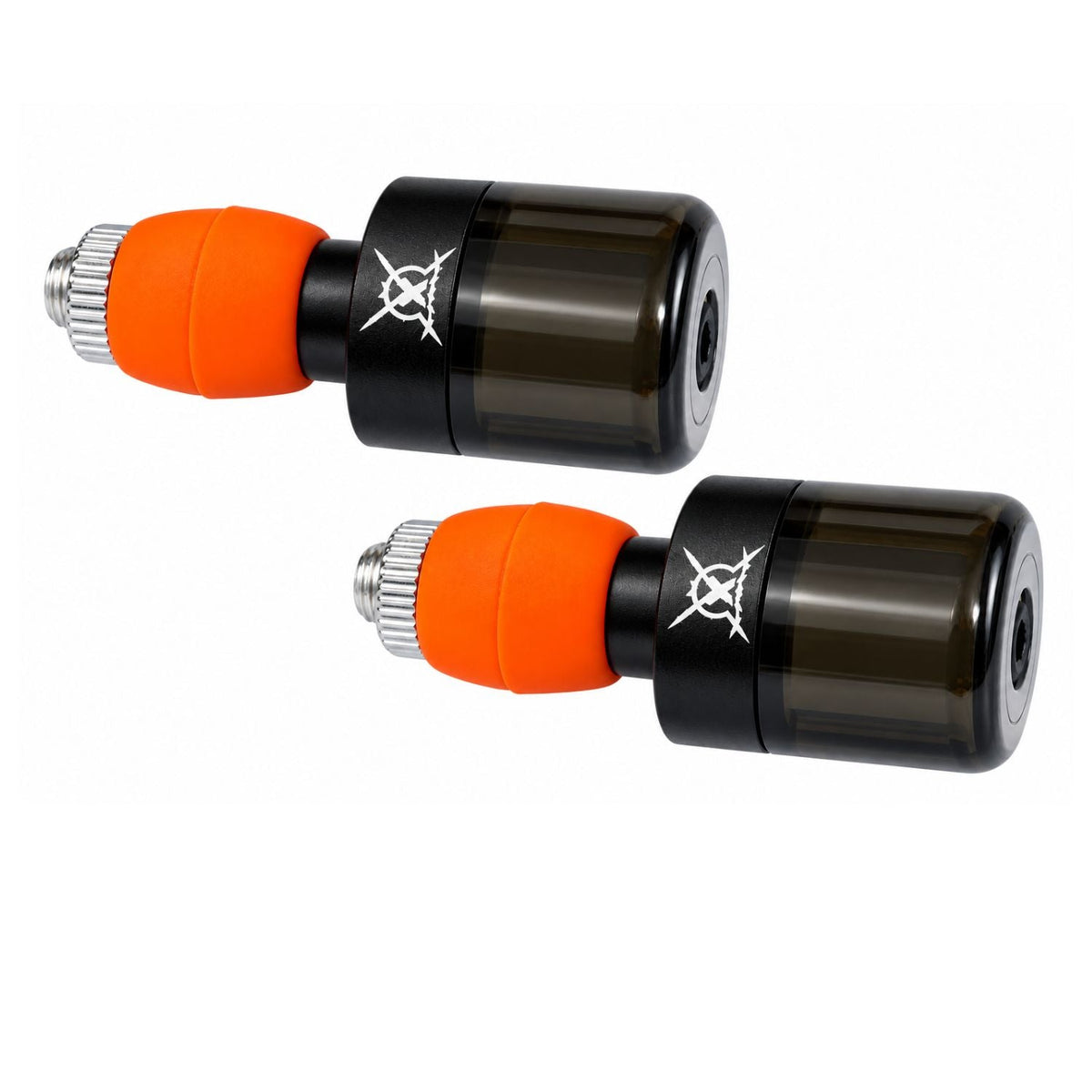 Luz LED recargable USB-C para extremo de manubrio de moto, 5 modos