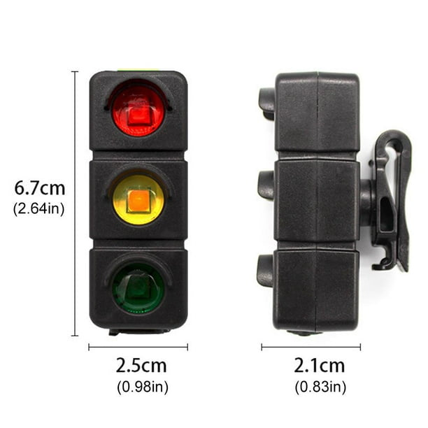 Luz trasera para bici tipo semáforo, 7 modos, resistente al agua, T-C3011 - foto 2