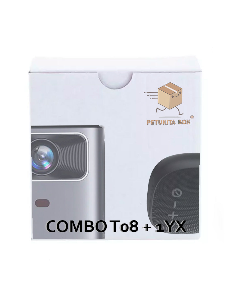 Proyector Portátil Petukita Box T08 con Android  y Wifi / Bluetooth HD