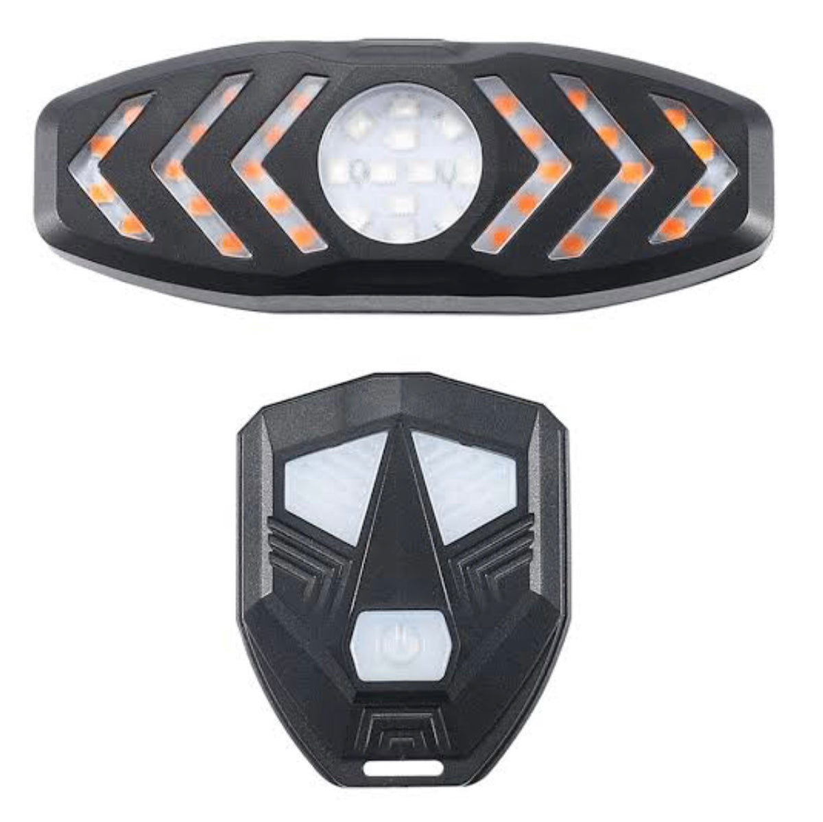 Luz trasera LED para bicicleta con direccionales y control inalámbrico T5508