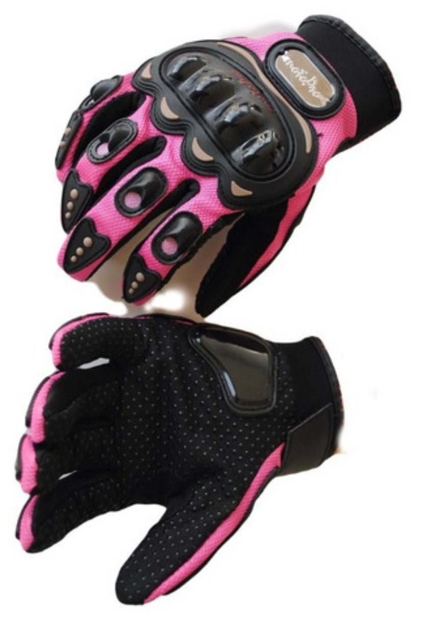 Guantes para motociclista con almohadillas y palma antiderrapante - foto 7