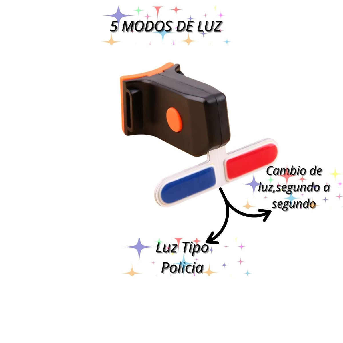 Luz preventiva con efecto patrulla, modelo T802 - foto 2