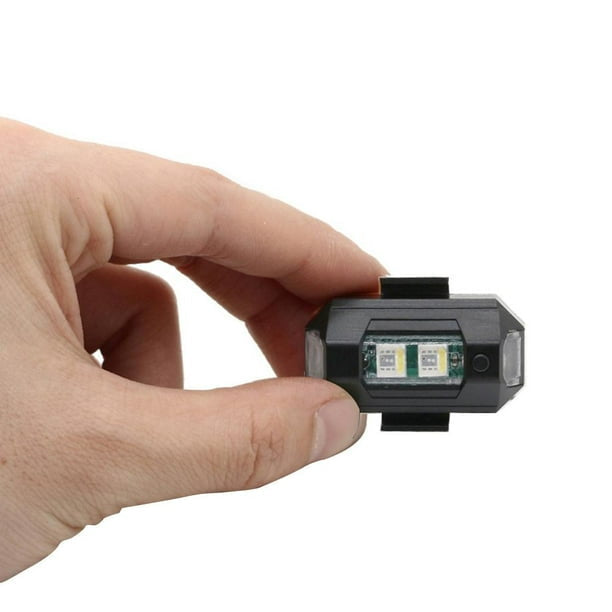 Mini luz LED estroboscópica en blanco, rojo y verde, modelo T968 - foto 2