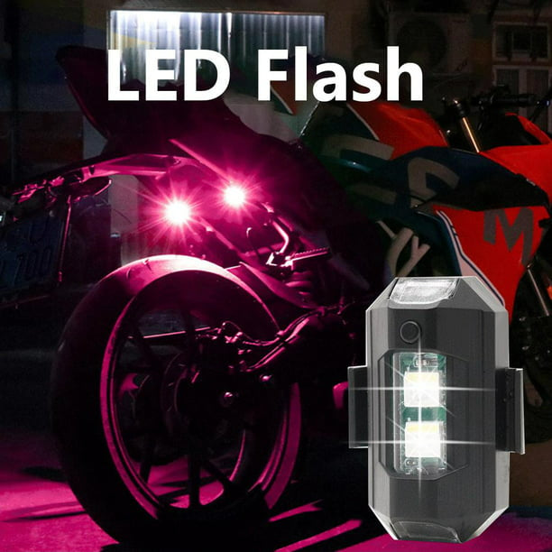 Mini luz LED estroboscópica en blanco, rojo y verde, modelo T968 - foto 3