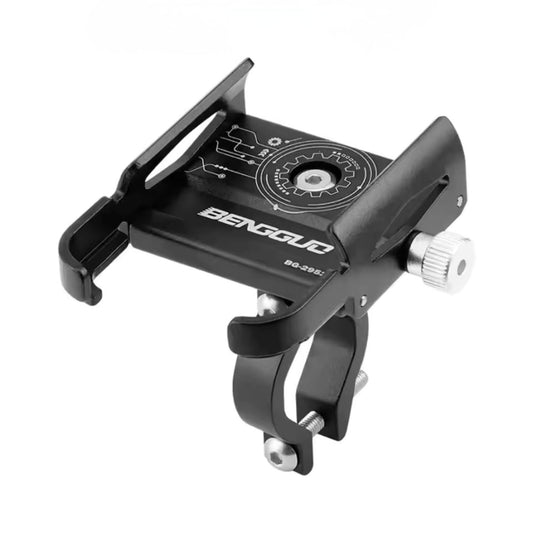Soporte metálico de celular para moto y bicicleta, antivibración y ajustable