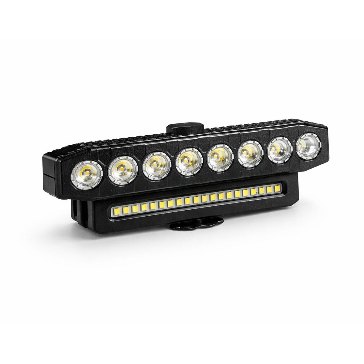 Luz delantera LED para bici con bocina de 130 dB, 6 modos y USB-C