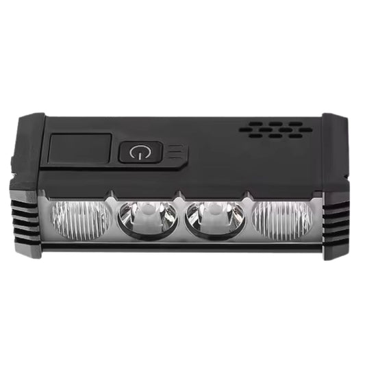 Luz LED para bici y moto recargable por USB-C con pantalla de batería