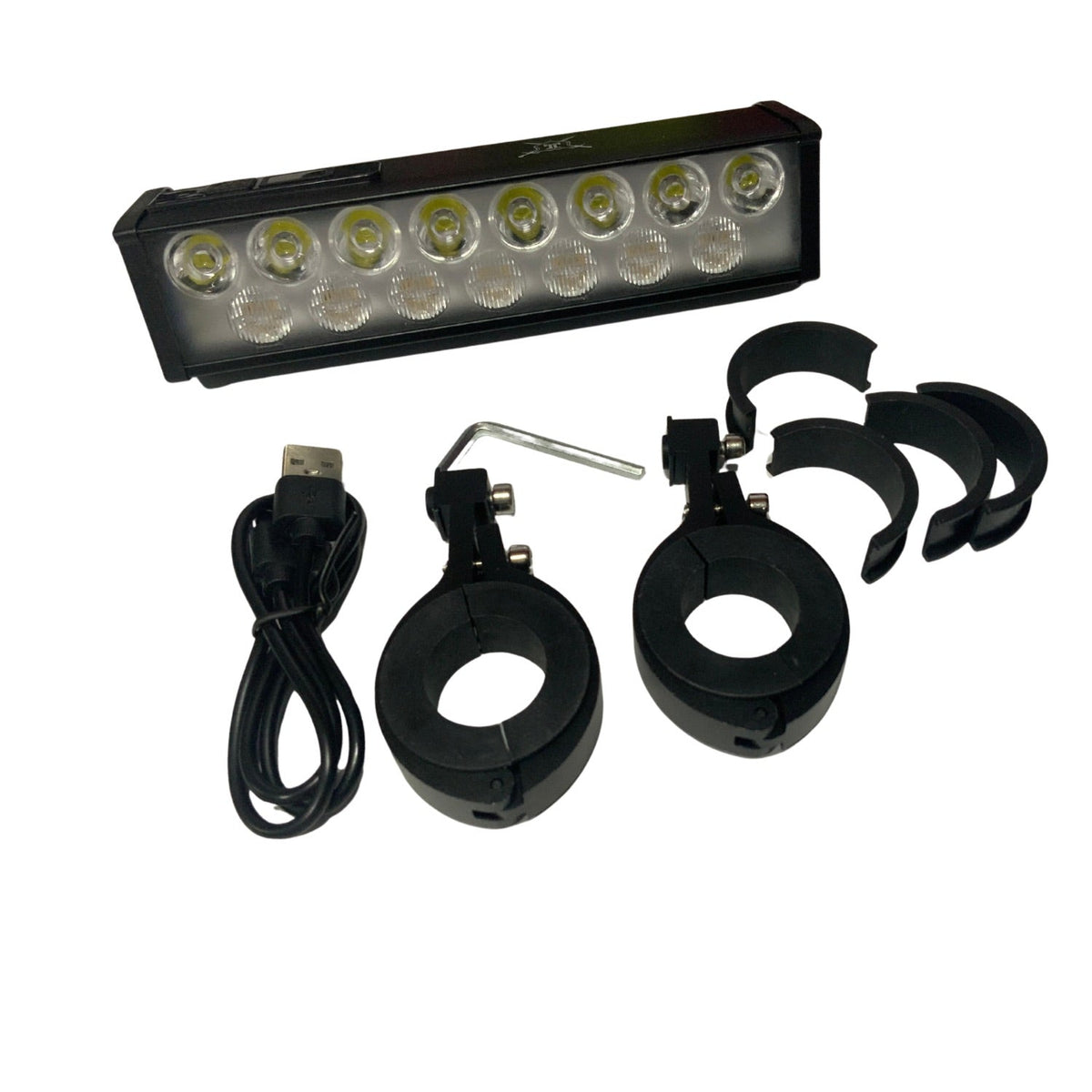 Barra LED compacta para moto, ATV y off-road, con kit de montaje - foto 2