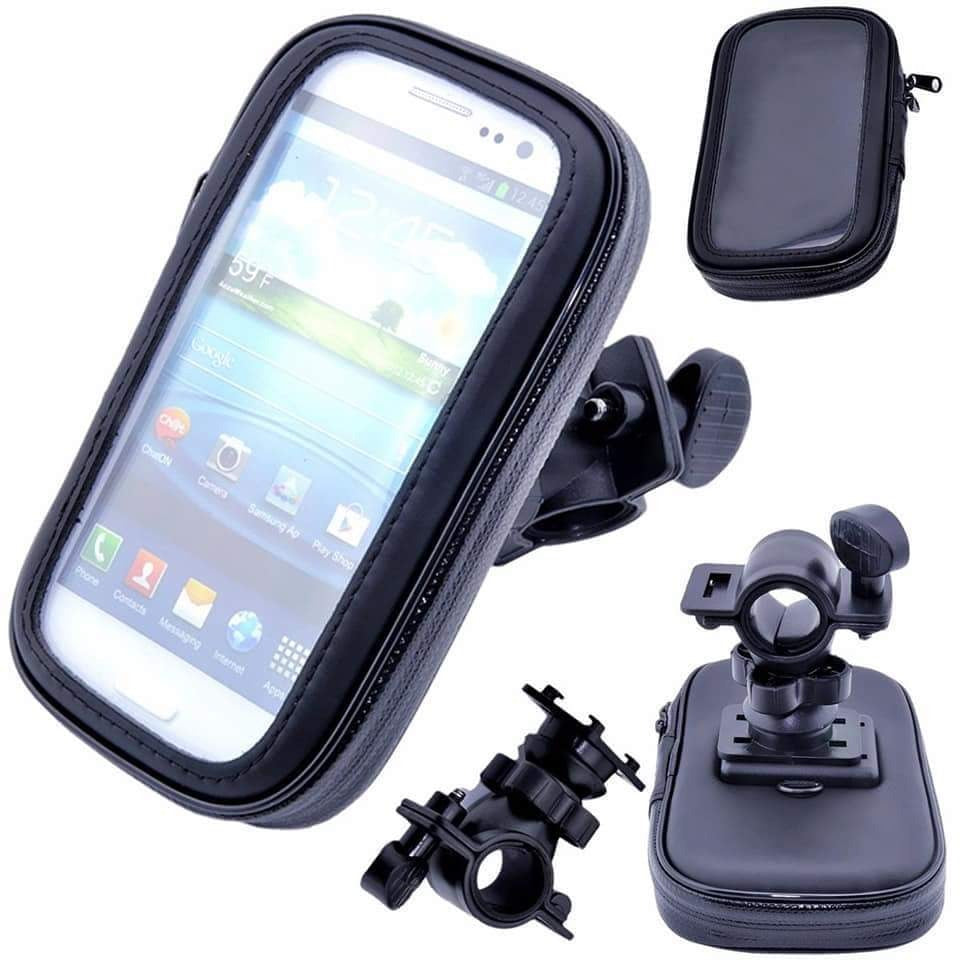 Soporte impermeable para celular en moto con giro 360 grados TF02