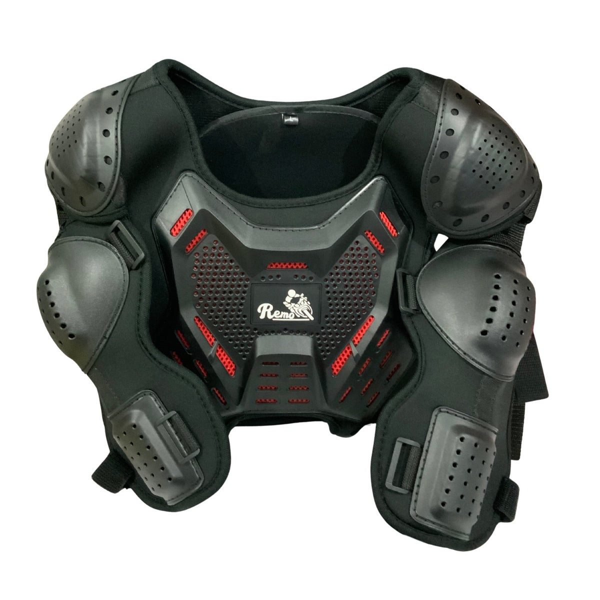 Armadura de medio cuerpo para bikers con torso, coderas y espinilleras