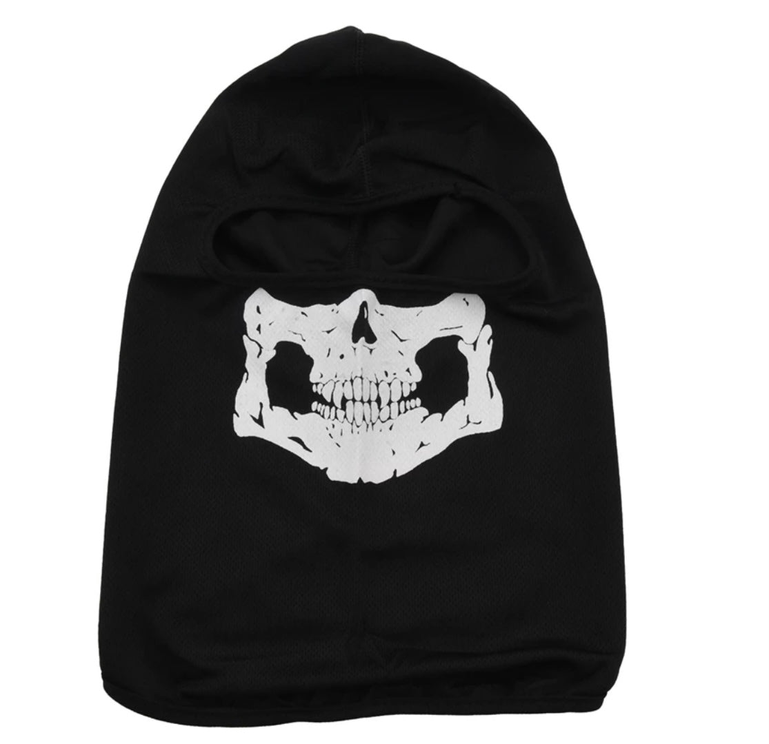 Pasamontañas con estampado de calavera TJ-013