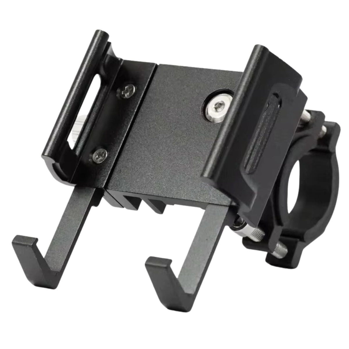 Soporte de celular antigolpes de metal para manubrio de moto, bici o scooter