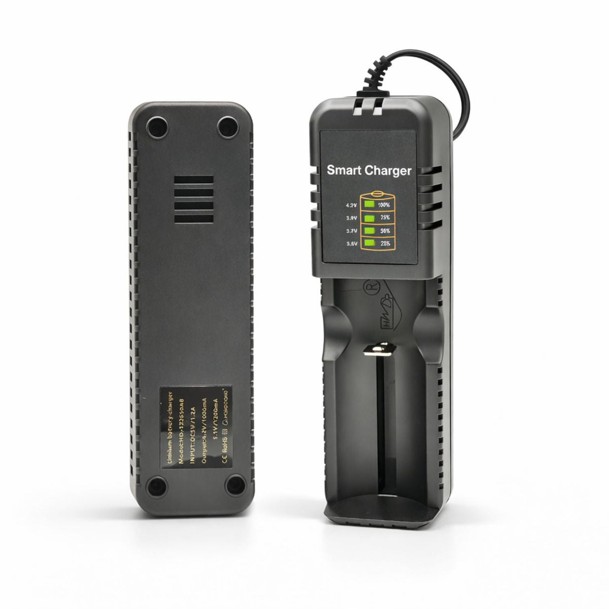 Cargador inteligente universal para baterías de litio 3.7 V con salida USB - foto 4