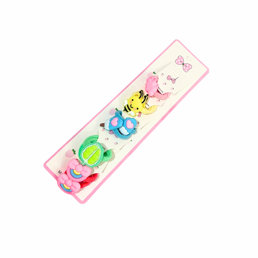 Ligas de cabello para niña, 5 pares TSPJ007