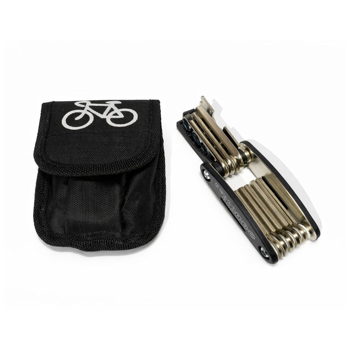 Kit de herramientas 16 en 1 para bicicleta con parches y funda - foto 2