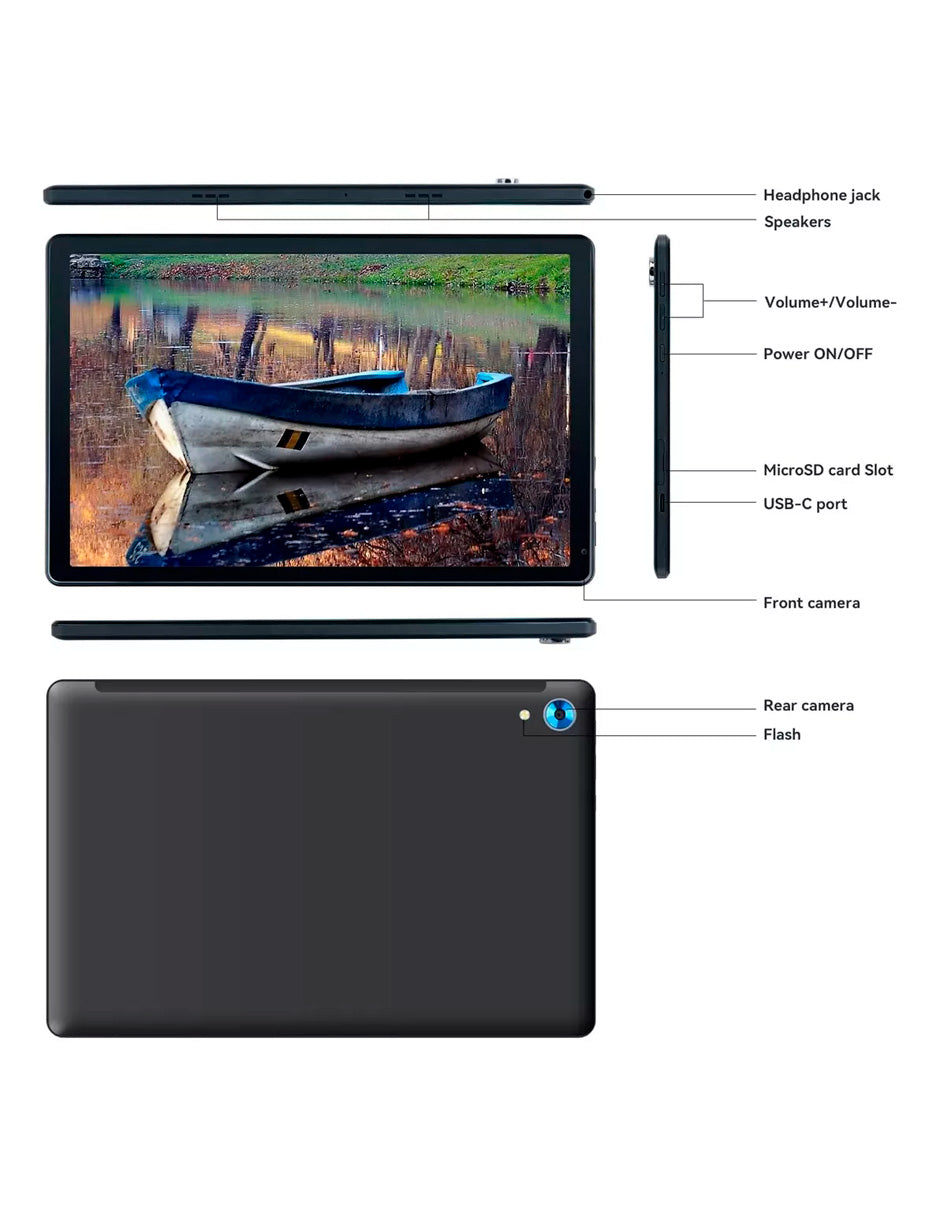 Tablet C107 Gris 120 GB con Android 14