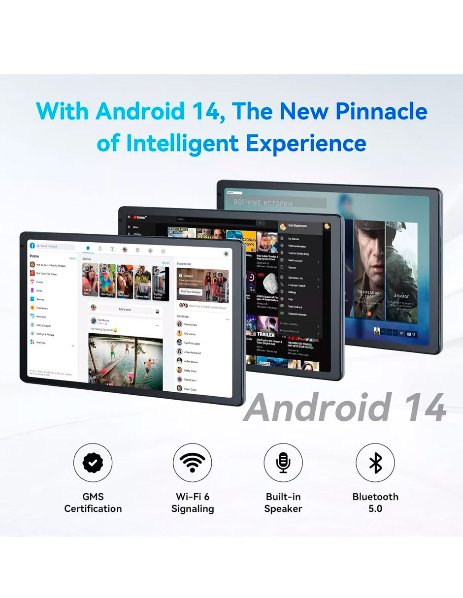 Tablet C107 Gris 120 GB con Android 14