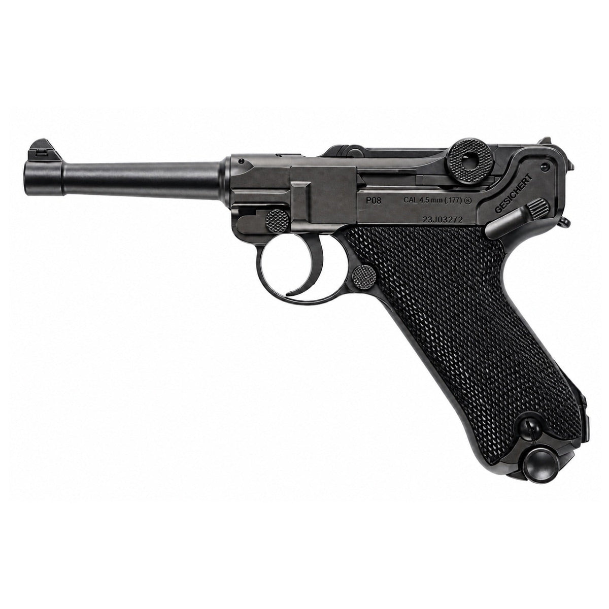 Pistola de aire Umarex Legends P08 CO2 4.5 mm de estilo clásico