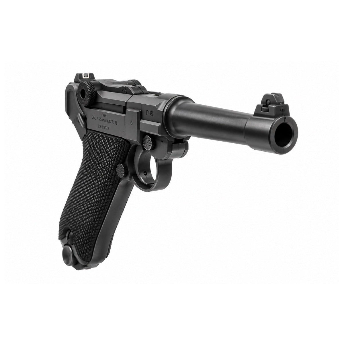 Pistola de aire Umarex Legends P08 CO2 4.5 mm de estilo clásico - foto 3
