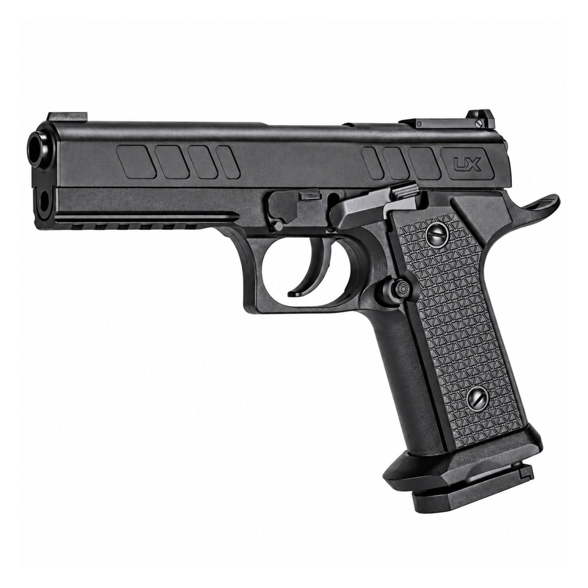 Pistola de aire de resorte calibre 4.5 mm sin CO2, con depósito para 200 BBs