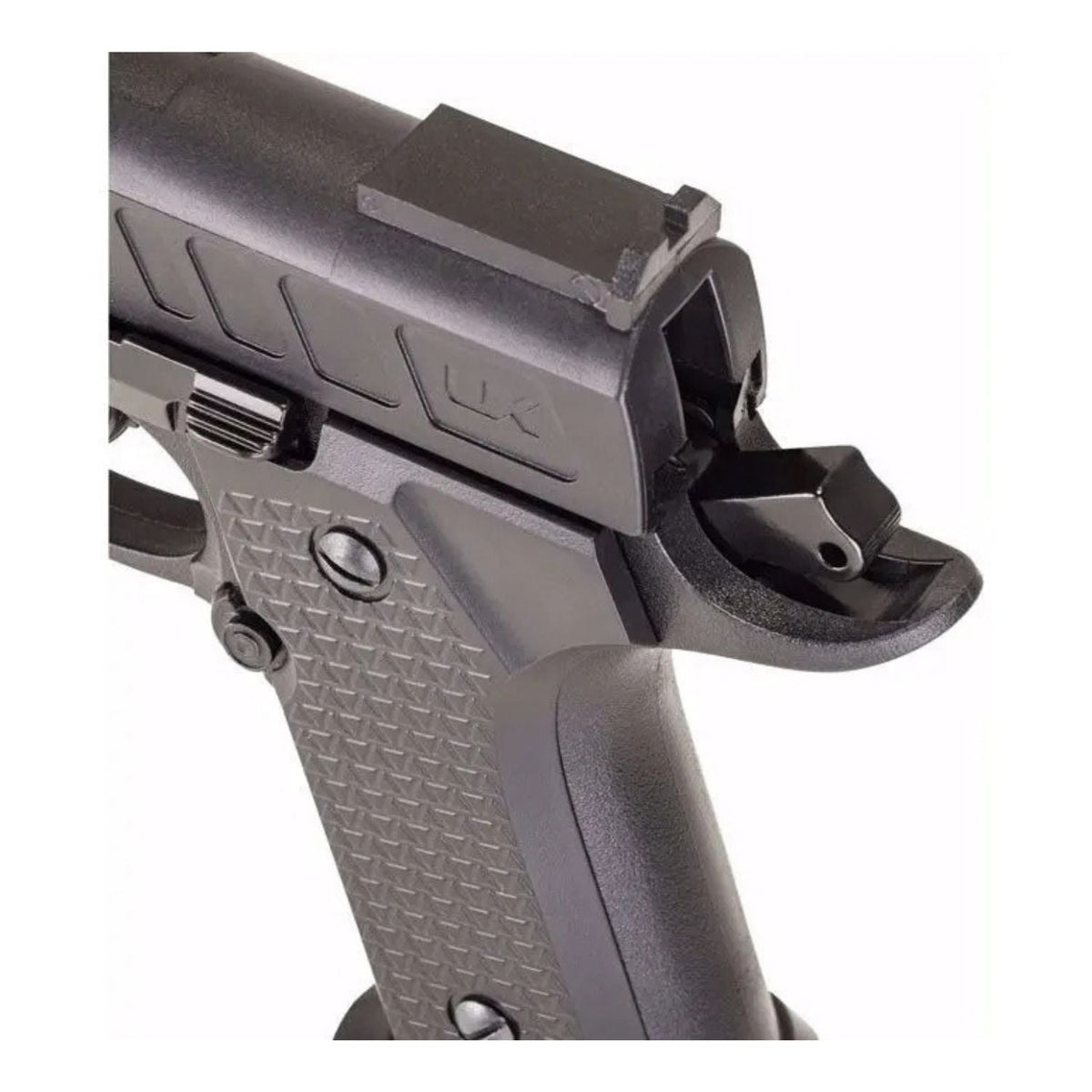 Pistola de aire de resorte calibre 4.5 mm sin CO2, con depósito para 200 BBs - foto 2