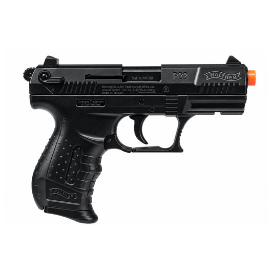 Pistola Walther P22 de resorte tipo airsoft con 400 balines y cargador extra