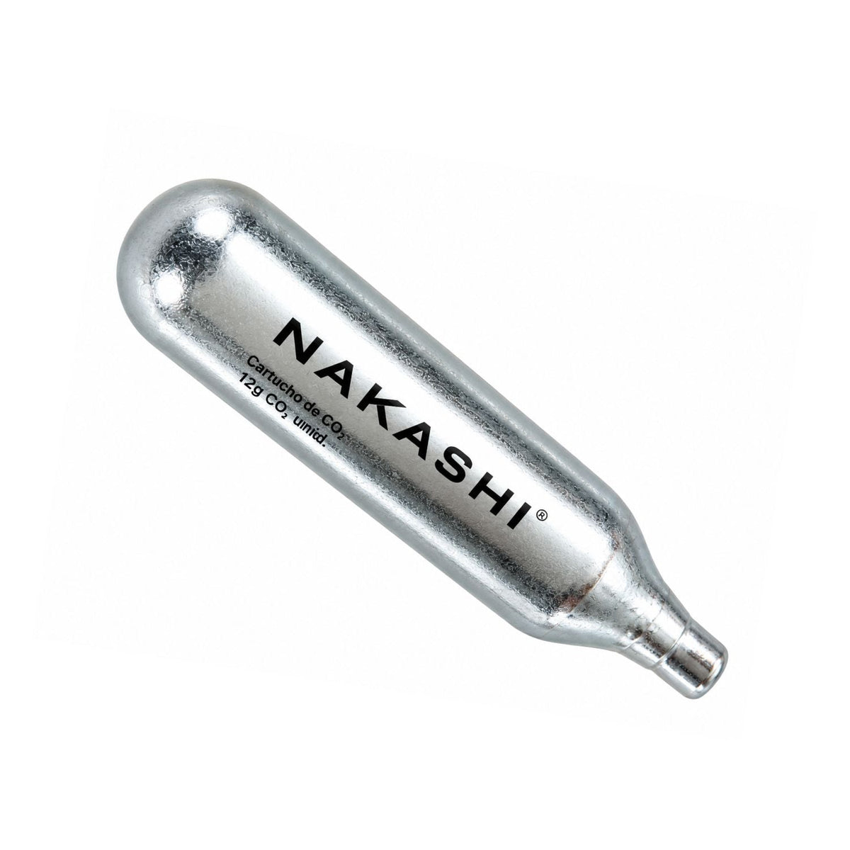 Cartucho de CO2 de 12 g Nakashi, formato estándar sin rosca