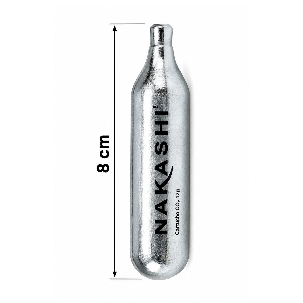 Cartucho de CO2 de 12 g Nakashi, formato estándar sin rosca - foto 2