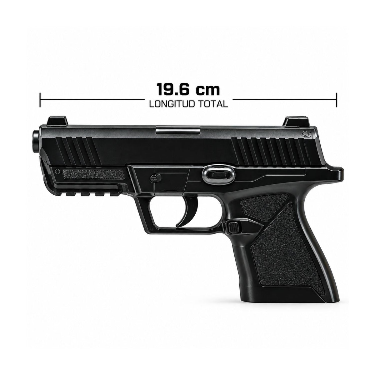 Kit pistola de aire UX MCP CO2 calibre 4.5 mm con lentes, BBs y 2 cartuchos - foto 2