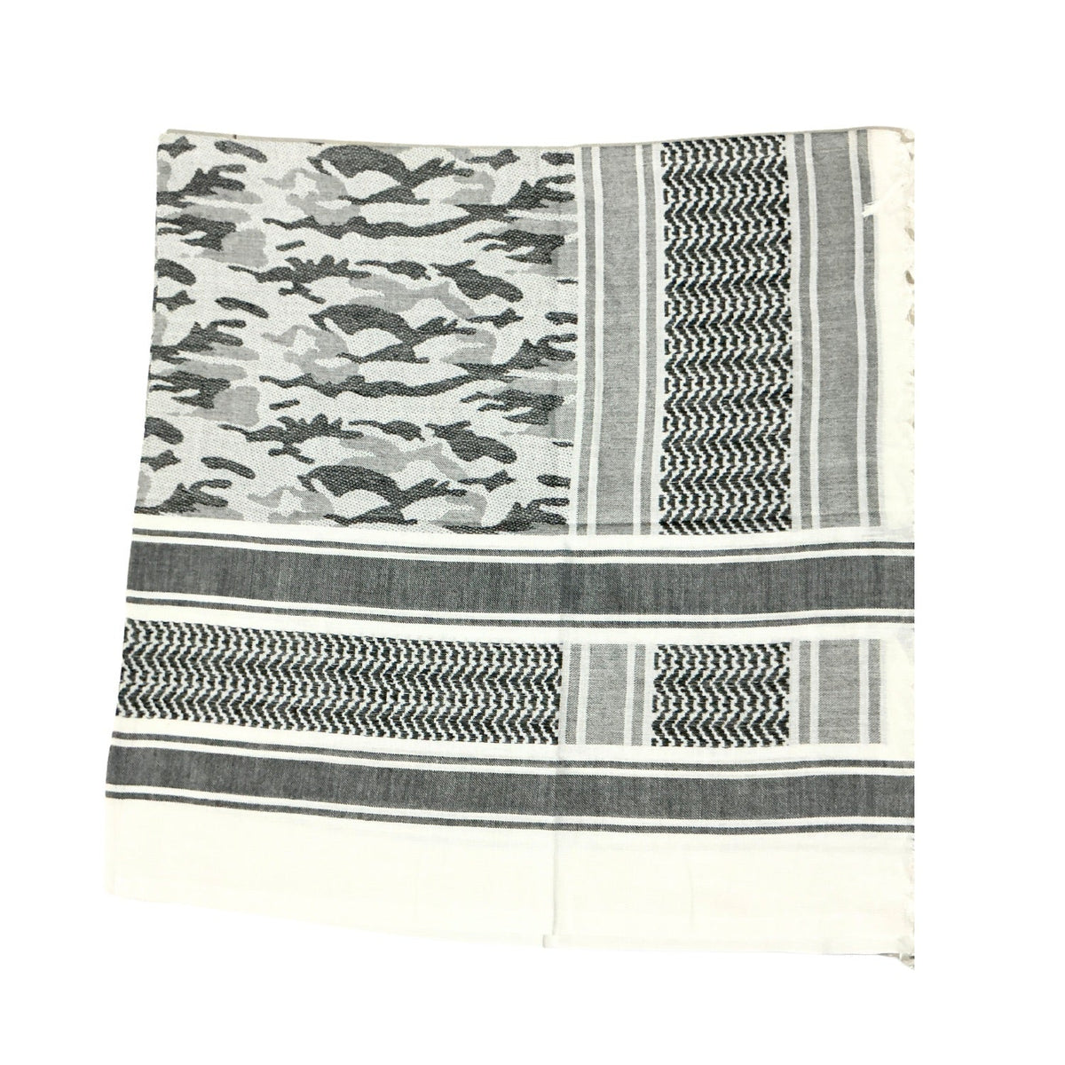 Pañuelo palestino camuflaje de algodón tipo shemagh LYWJ2