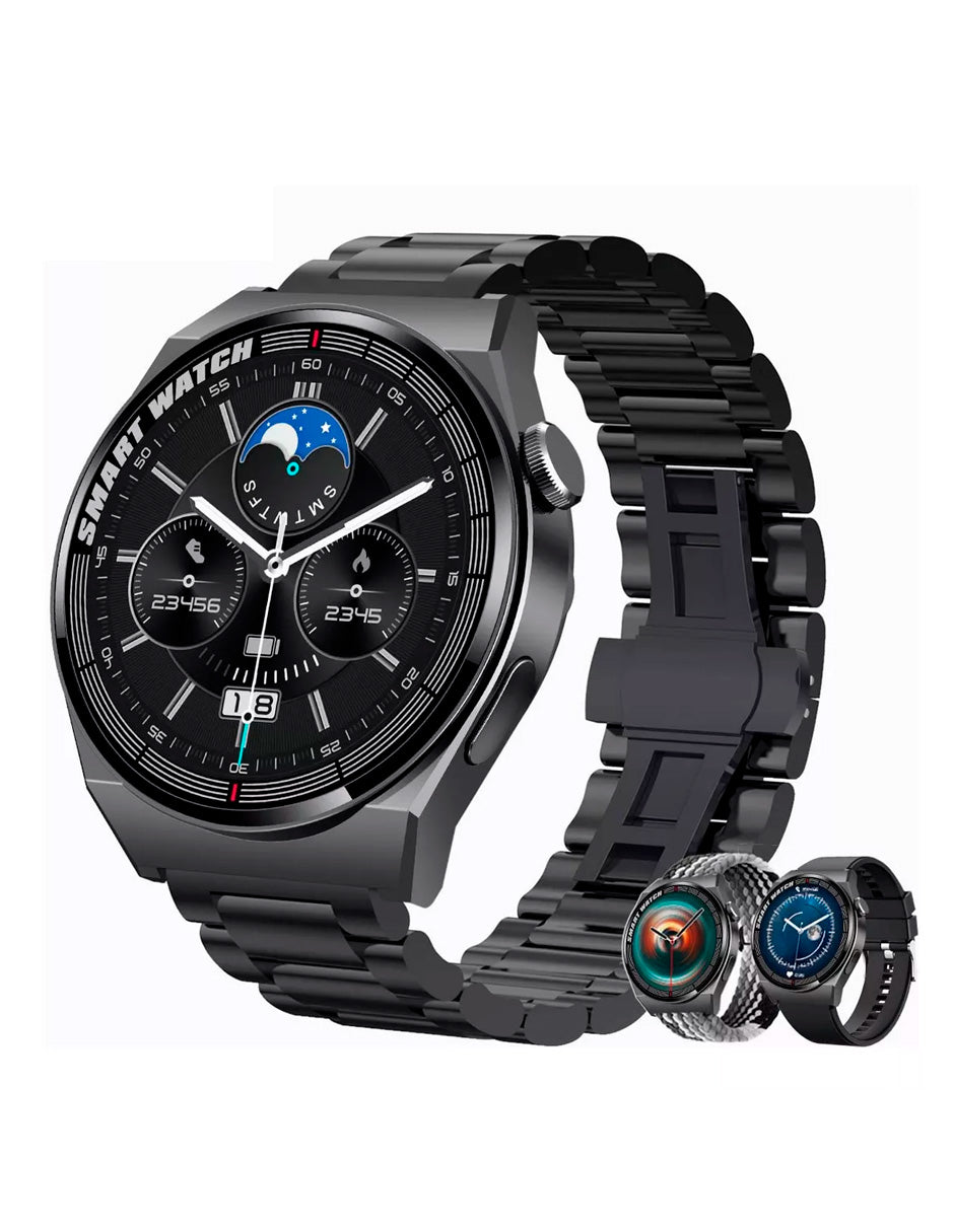 Reloj Inteligente V-3 Plus Petukita Box Unisex Metálico