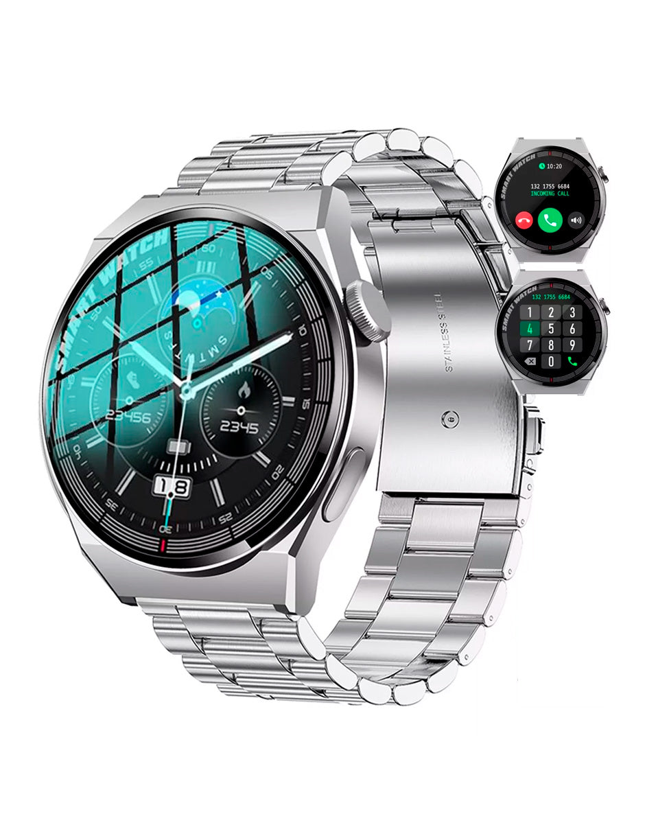 Reloj Inteligente V-3 Plus Petukita Box Unisex Metálico