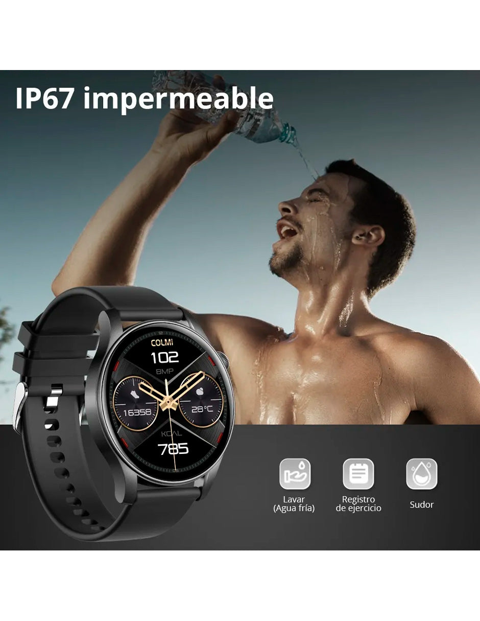Smartwatch  V73 Multifuncional con pantalla Amoled Negro