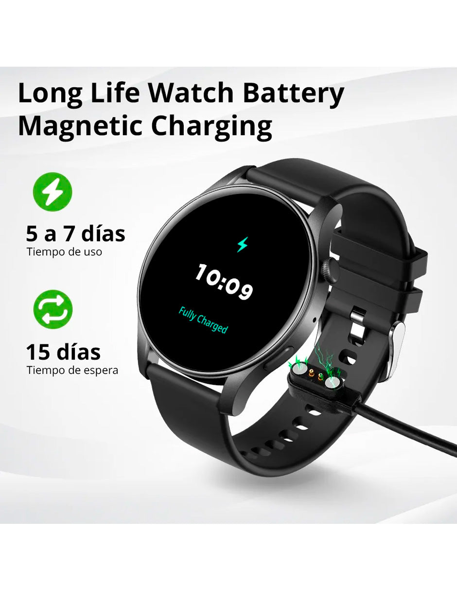 Smartwatch  V73 Multifuncional con pantalla Amoled Negro