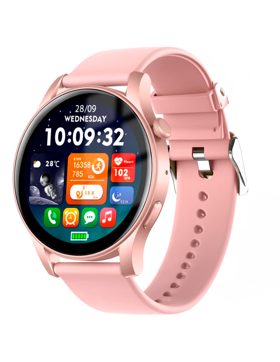 Smartwatch  V73 Multifuncional con pantalla Amoled Rosa