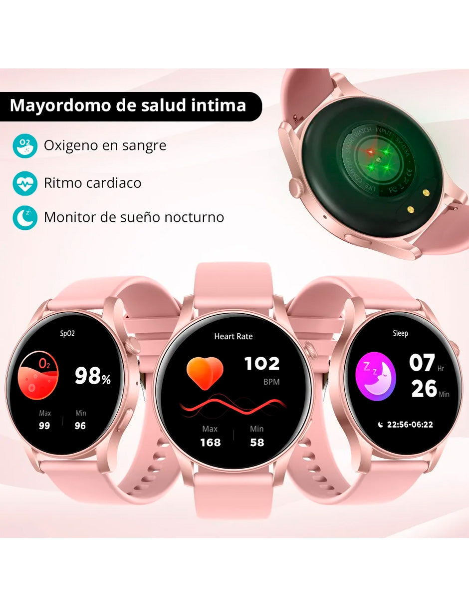 Smartwatch  V73 Multifuncional con pantalla Amoled Rosa