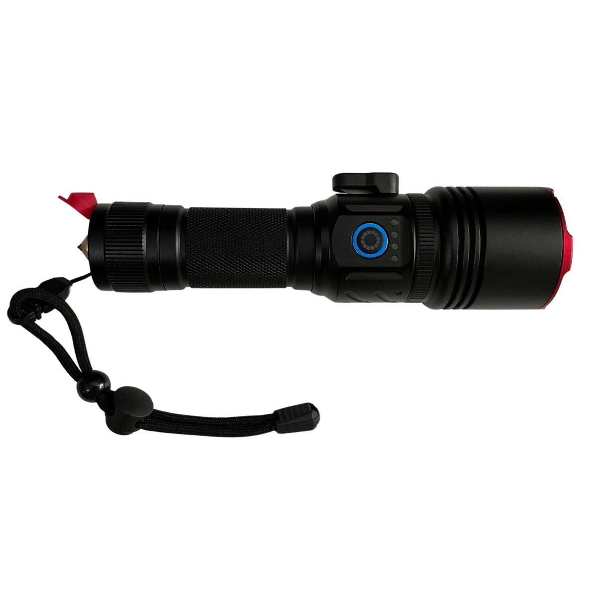 Linterna LED T180 de 3 pasos con power bank y zoom VOG101