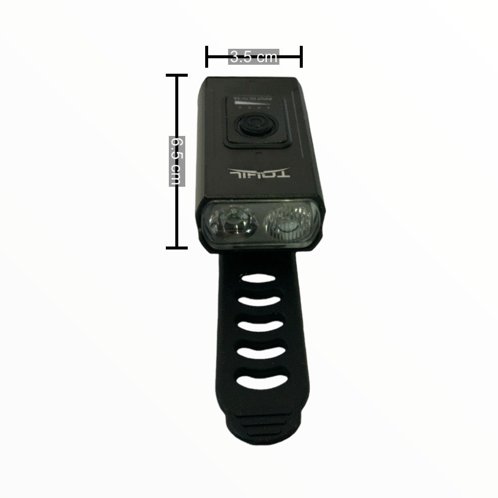 Lámpara delantera para bici con 6 modos y carga USB, modelo VOG11 - foto 2