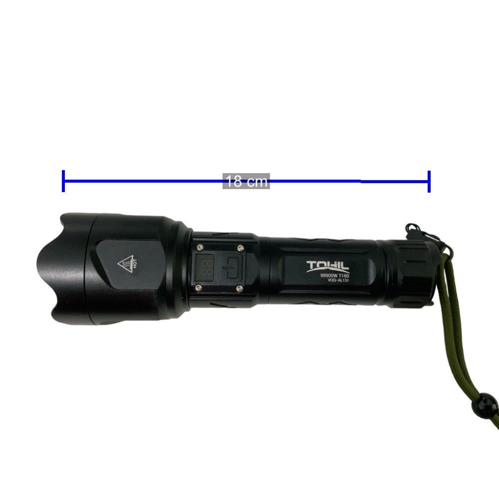 Lámpara LED T180 con COB oculto, luz blanca, ámbar y efecto patrulla, VOG131 - foto 2