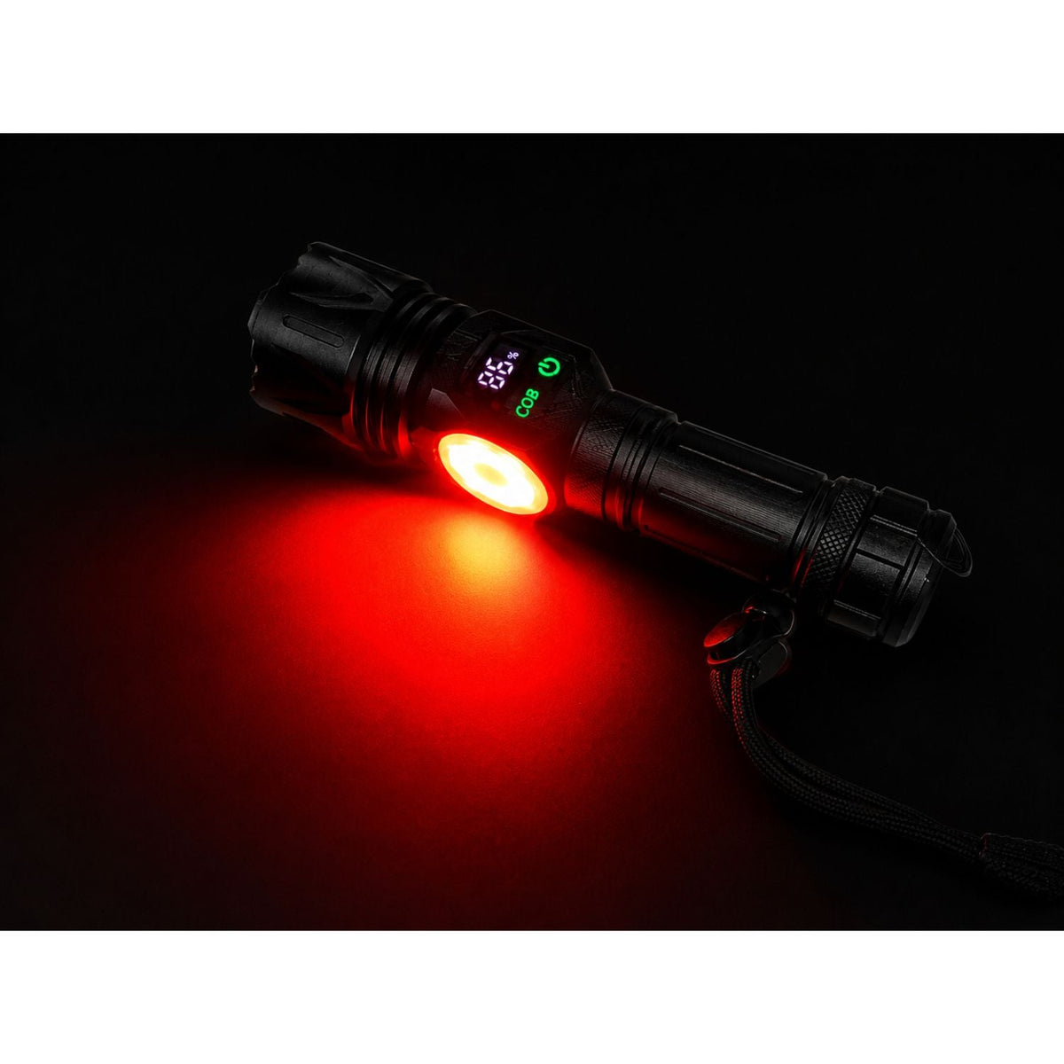 Lámpara LED USB-C con power bank, zoom, COB lateral y pantalla (VOG151) - foto 4