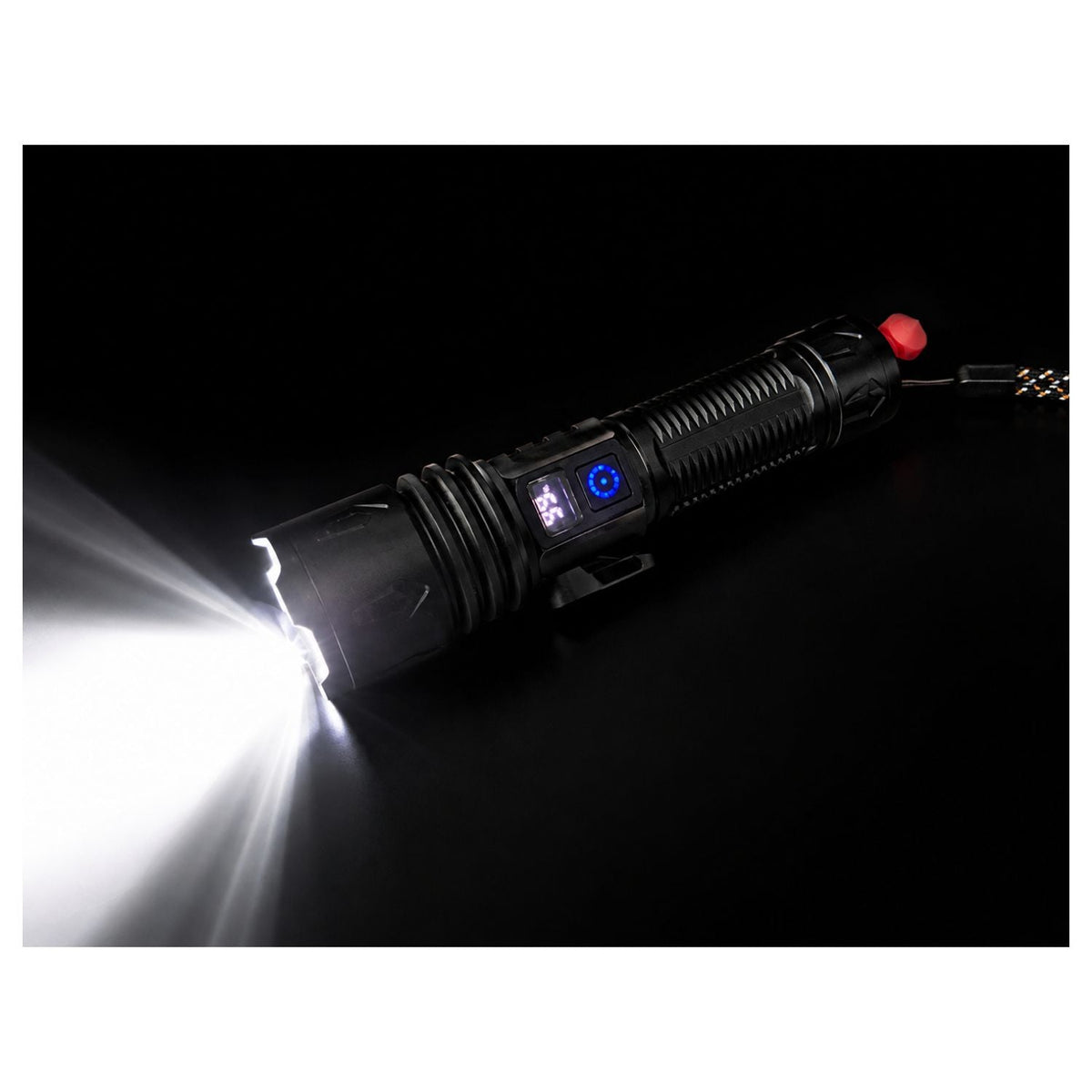 Lámpara de emergencia LED con rompevidrios, cortacinturón y pantalla (VOG155) - foto 2
